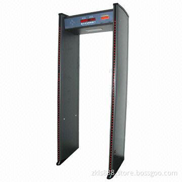 Walk-through Metal Detector with 6 Zones and LED Light